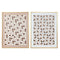 Schilderij Home ESPRIT Wit Beige Gouden Modern Stads 90 x 3,5 x 120 cm (2 Stuks)