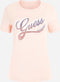 Guess SS CN Shaded Logo T-Shirt - Dames - M - Calm Pink (2023)