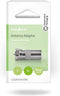 Nedis Satelliet- en Antenne-Adapter - F-Male - IEC (Coax) Male - Vernikkeld - 75 Ohm - Recht - Metaal - Zilver - 1 Stuks - Doos