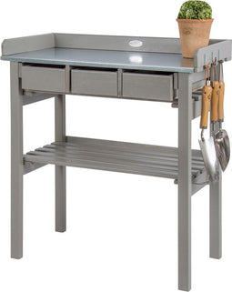 Esschert Design tuinwerktafel grijs CF29G