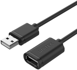 Unitek Y-C417GBK - USB A Kabel - 300cm - Zwart