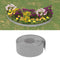 vidaXL - Tuinranden - 4 - st - 10 - m - 20 - cm - polyetheen - grijs