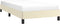 vidaXL - Bedframe - kunstleer - crèmekleurig - 100x200 - cm
