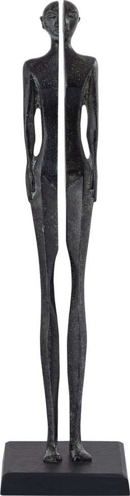 PTMD Ilsee Black casted alu statue figure in half L