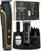 Wellshave 6-in-1 Baardtrimmer Supreme - Trimmer Baard & Lichaam - IPX7 Waterdicht - 6 opzetstukken
