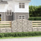 vidaXL - Schanskorf - gewelfd - 200x30x140/160 - cm - gegalvaniseerd - ijzer