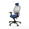 Piqueras y Crespo 2D036N2 - Bureaustoel - Verstelbare hoofdsteun - Marineblauw