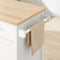 SoBuy FKW102-WN - Keukenwagen - 1 lade en deur - Wit