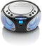 Lenco SCD-550 - Draagbare Radio/CD-speler - Bluetooth FM Radio - Zilver