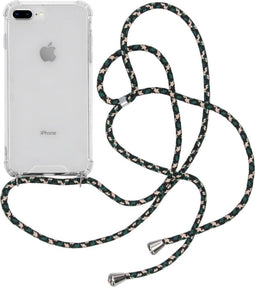iMoshion Hoesje Geschikt voor iPhone 8 Plus / 7 Plus Hoesje Met Koord - iMoshion Backcover met koord - Transparant