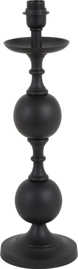 Light & Living Tafellamp Lesane - Zwart - Ø17cm - Woonkamer - Slaapkamer