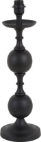 Light & Living Tafellamp Lesane - Zwart - Ø17cm - Woonkamer - Slaapkamer