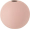 J-Line vaas Bol - keramiek - roze - small - Ø 12 cm