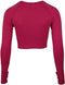 Gorilla Wear Hilton Seamless Long Sleeve - Crop top - Naadloos - Fuchsia - XS/S