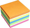 Info sticky notes - 450 vel - 75x75mm - oranje, geel, blauw, groen, roze, wit - IN-5654-53