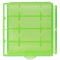 Opslagdoos voor 4x AA Mignon of 4x 14500 batterijen - Max. batterijlengte 50.6mm - Groen