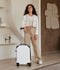 Pathsail® Handbagage Koffer - 40L - Lichtgewicht Trolley met TSA slot & 360° Spinner wielen - Wit