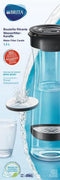 BRITA waterfilterkaraf - 1,3l - incl. 1 MicroDisc filter - vermindert PFAS chloor herbiciden pesticiden - zwart