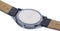 Pierre Cardin Pigalle Half Moon CPI.2009 Horloge - Leer - Blauw - Ø 40 mm