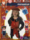Pietenpak - Verkleedset - Maat 4-6 jaar - Rood blauw