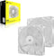 Corsair RS140 - Ventilator 140mm - 2x 1700 rpm 36 dB - Wit (2 stuks)