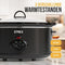 Strex Slowcooker 3.5L - 3 Warmtestanden - Keramische Binnenpan - Zwart