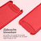 iMoshion Hoesje Geschikt voor Samsung Galaxy S21 Hoesje Met Koord - iMoshion Color Backcover met afneembaar koord - Rood