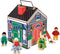 Melissa & Doug Houten Deurbel Speelhuisje met Po