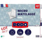 DODO - Set van 2 kussens - MICRO QUILTED - 60 x 60 cm - Wit