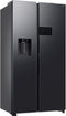 Samsung RS90F64EDFEF - Amerikaanse koelkast - Greeploos - 9 inch touchscreen - Smart bediening - Water & ice dispenser