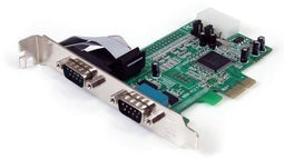 Startech.com PEX2S950 - 2 Port PCI Express RS232 Serial Adapter Card - 16550 UART (2 stuks)