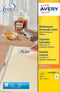 Avery Afneembare Etiketten, wit, 99,1 x 42,3 mm, afneembaar