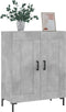 vidaXL - Dressoir - 69,5x34x90 - cm - bewerkt - hout - betongrijs