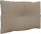 vidaXL - Palletkussens - 3 - st - stof - taupe