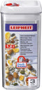 Leifheit fresh & easy voorraaddoos vierkant - 1,2 liter - wit