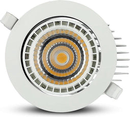 V-tac Inbouwspot Vt-2933 Led 2650 Lumen 16,5 Cm Aluminium Wit