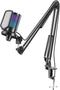 FIFINE A6T - USB Gaming Microfoon - RGB - Met Verstelbare Arm - Zwart