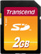 Transcend 2 GB - SD-kaart - Class 2 - 10 Mb/s schrijfsnelheid (2 stuks)