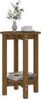 vidaXL - Salontafel - Ø - 40x60 - cm - massief - grenenhout - honingbruin