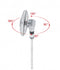 Solis Breeze 360° - Staande Ventilator - 3 Snelheidsstanden - Met Afstandsbediening