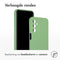 Accezz Samsung Galaxy A15 - Liquid Silicone Backcover - Schokabsorberend - Groen