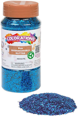 Colorations Biologische Afbreekbare Glitter Blauw, 113 gram