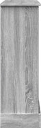 vidaXL - Haardombouw - 90x30x90 - cm - bewerkt - hout - grijs - sonoma - eikenkleur