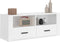 vidaXL - Tv-meubel - 100x35x40 - cm - bewerkt - hout - wit