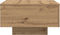 vidaXL - Salontafel - met - LED - verlichting - Artisan - Eiken - 55x55x31 - cm