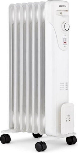Elektrische radiatoroliebad 1500W Oceanic - 3 Powers - 7 Elements - White - Mobile