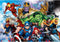 Clementoni Legpuzzel Marvel Avengers 48,5 Cm Karton 104 Stukjes