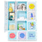 Coast Kledingkast - 12 Opbergblokken 2 Hanggedeeltes - 107 x 36 x 142 cm - Blauw