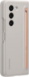 Samsung Galaxy Z Fold5 - Flip Cover - Krasbestendig Schokbestendig - Beige