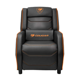 Cougar Ranger S - Gaming Sofa - Met armleuning en kussen - Zwart/Oranje